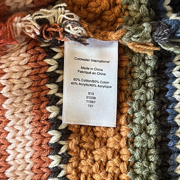 Vintage cotton-blend Coldwater Creek cardigan sweater with front pockets - Picture 8 of 10